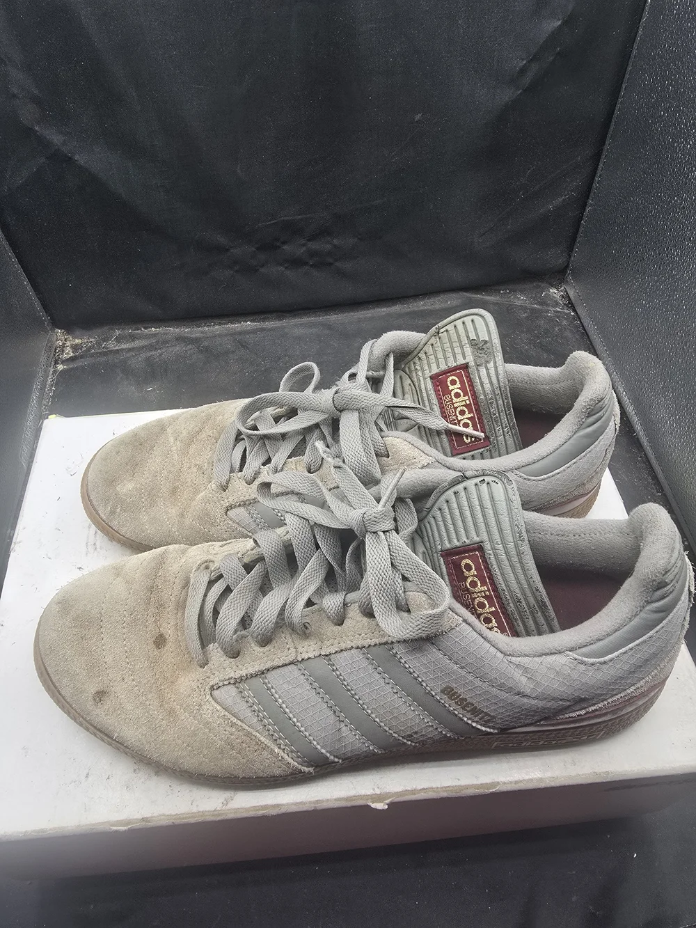 adidas Men’s Gray Suede Sneakers